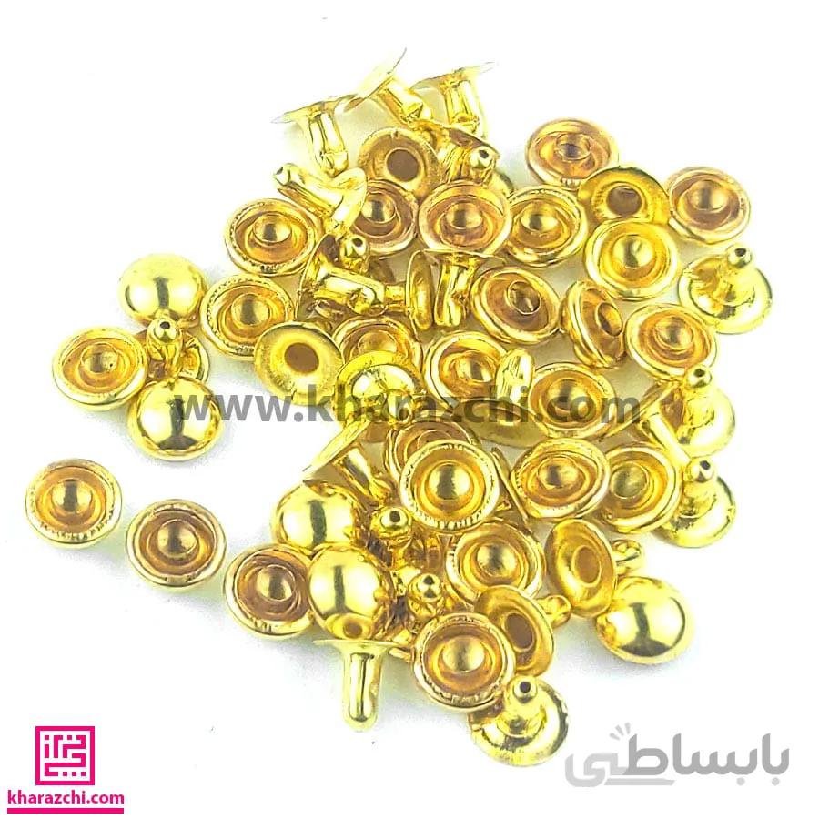 پرچ زیر و رو طلایی شماره 8 30 عددی