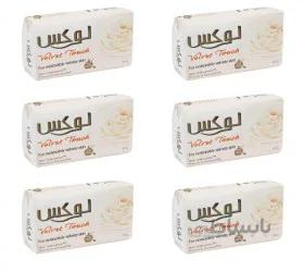 صابون لوکس رایحه یاس و بادام مقدار 90 گرم بسته 6 عددی