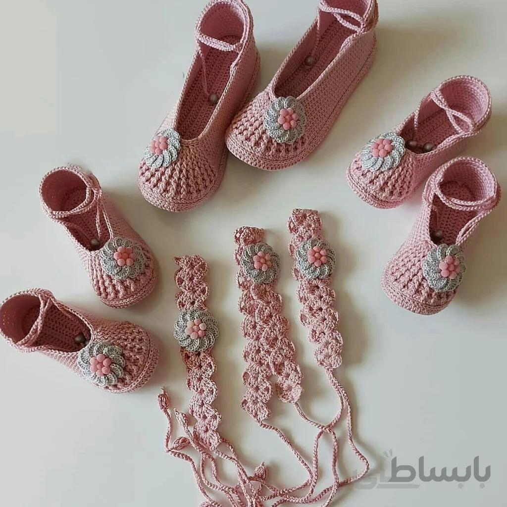 پاپوش بافتنی sindra مدل fg4-rte