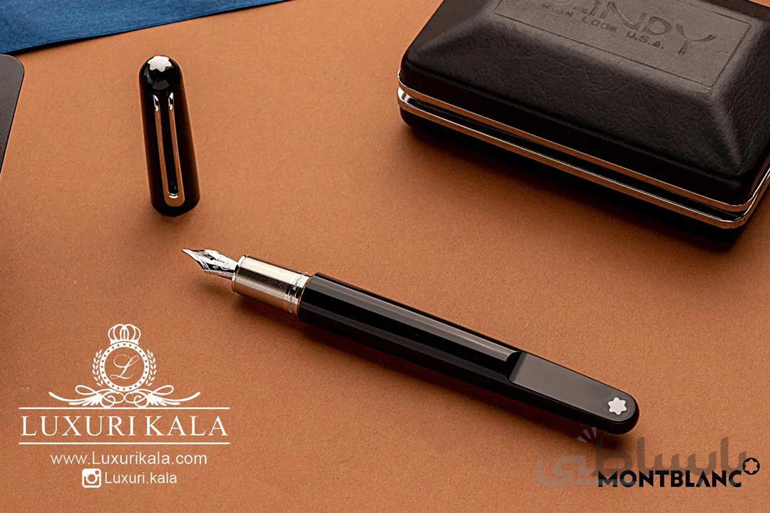 خودنویس لاکچری MONT BLANC ا MONTBLANC M BLACK FOUNTAIN