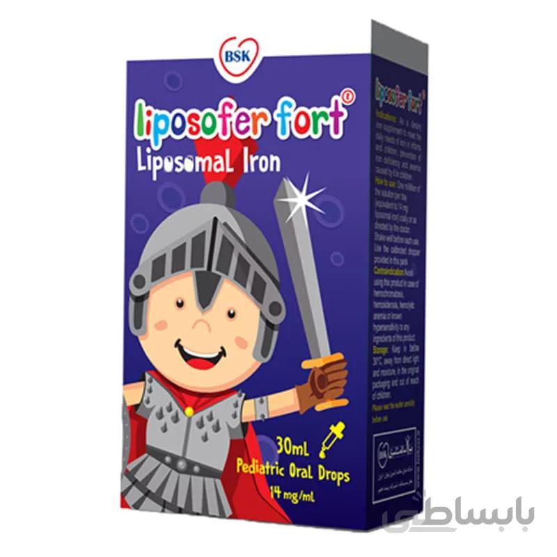 قطره آهن لیپوزوفر فورت بی اس کی | BSK liposofer