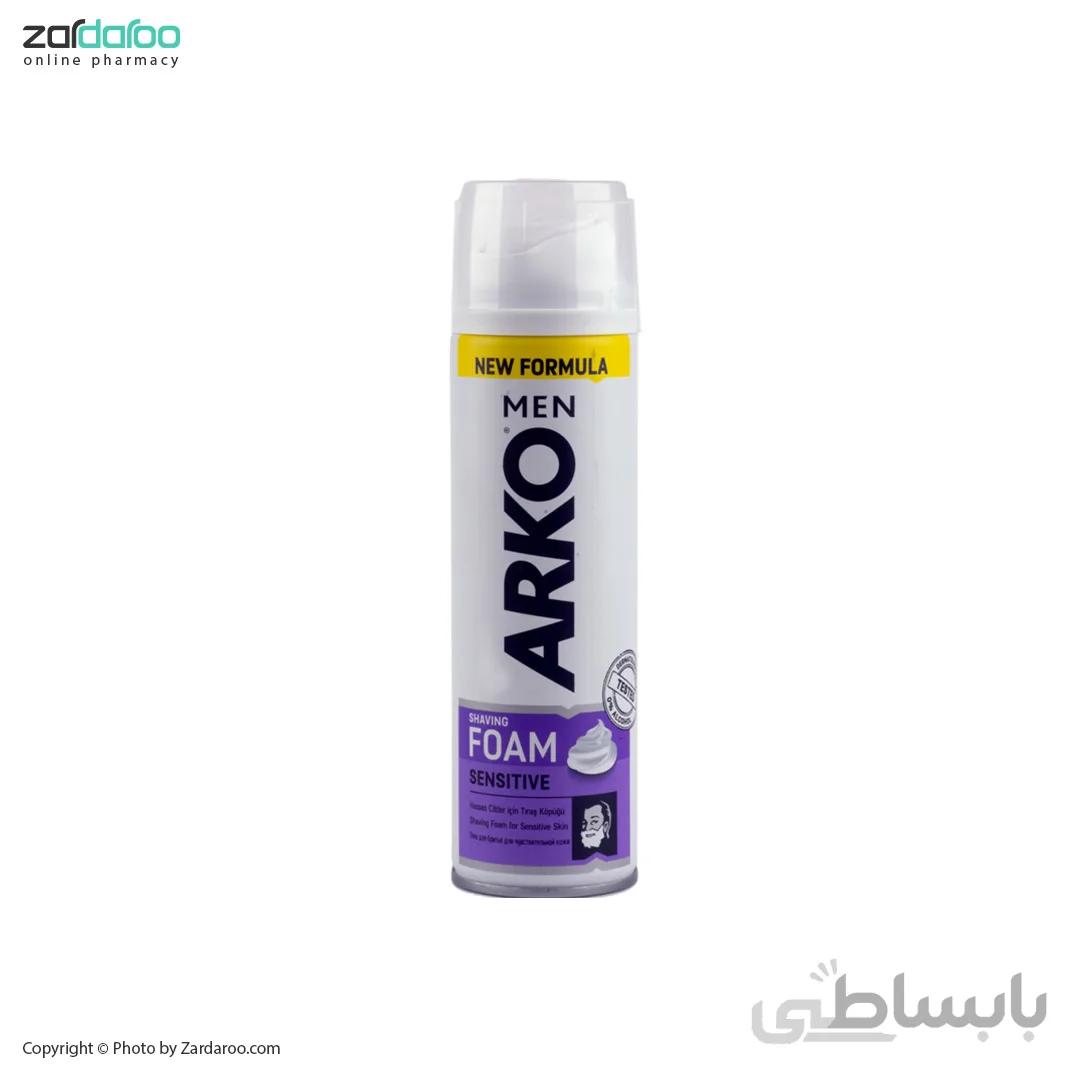 فوم اصلاح مردانه مدل Sensitive آرکو