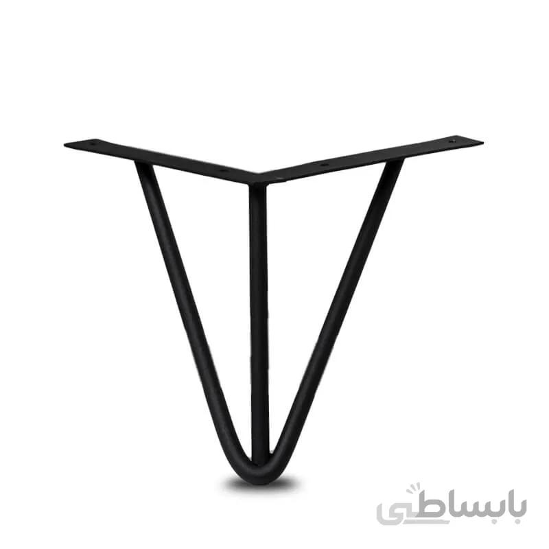 پایه مبل میله ای مشکی