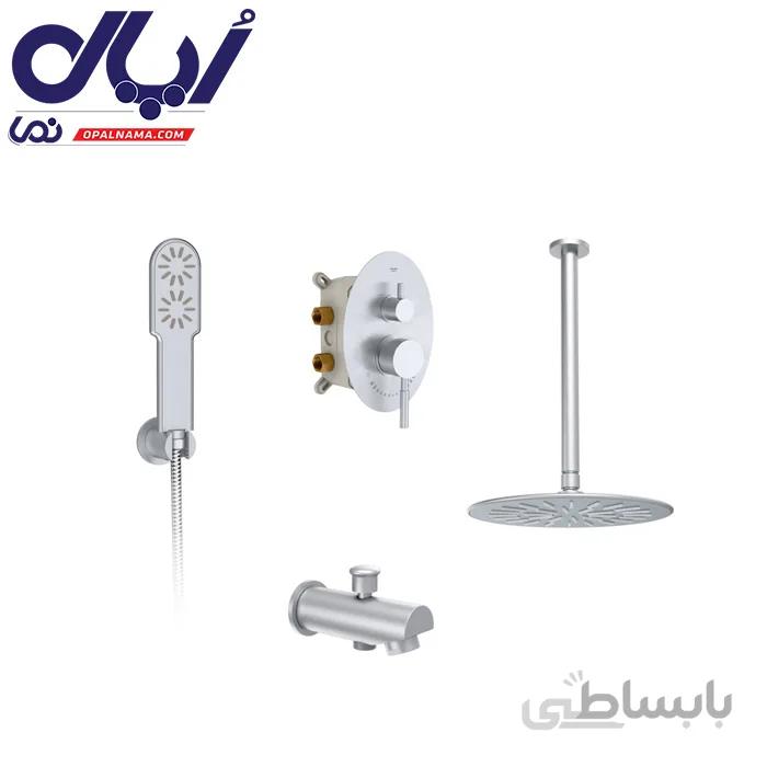 روگن توکار حمام تیپ4 brass شودر