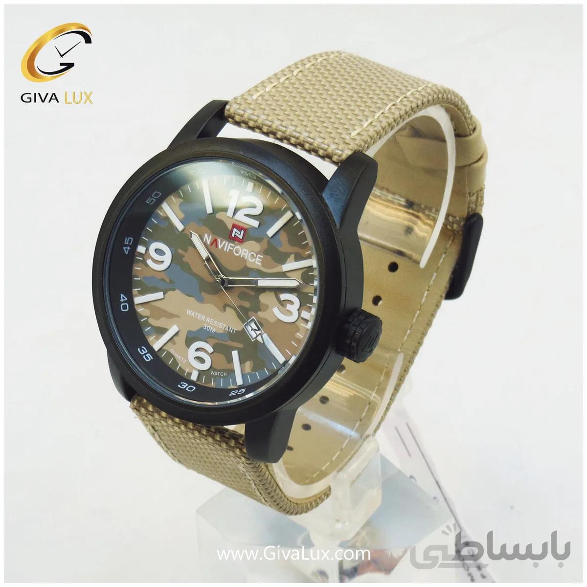ساعت مردانه صفحه ارتشی نوی فورس مدل NF9080M