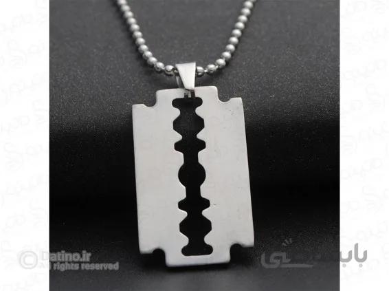 گردنبند مردانه طرح تیغ 13857