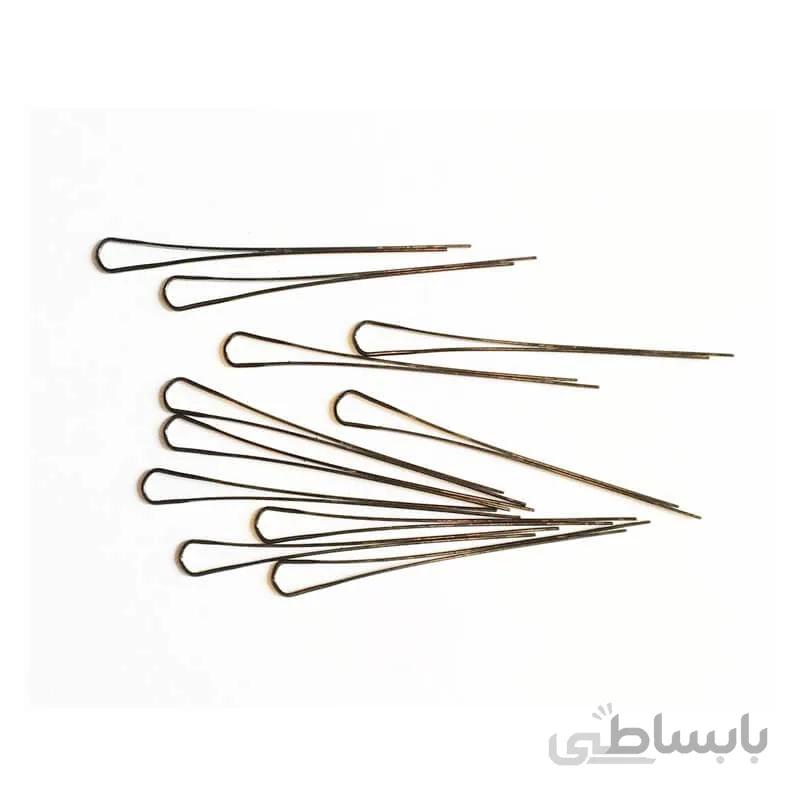 سنجاق سر ساده مشکی بسته 280 عددی