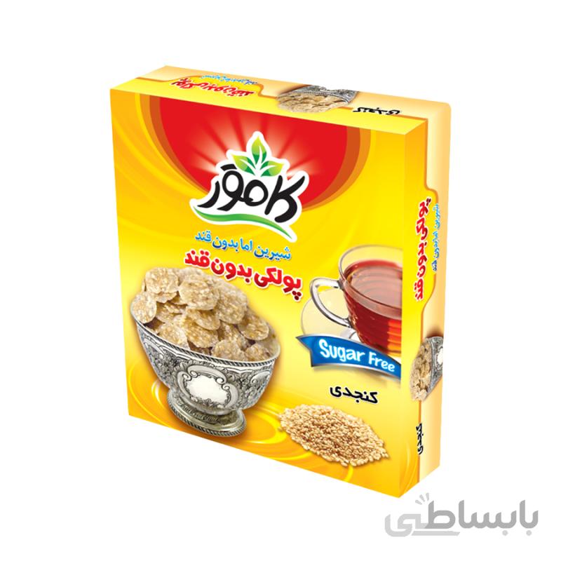 پولکی کنجد بدون قند کامور