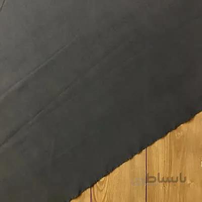 پارچه کرپ مازراتی ساده رنگ نوک مدادی کد 909