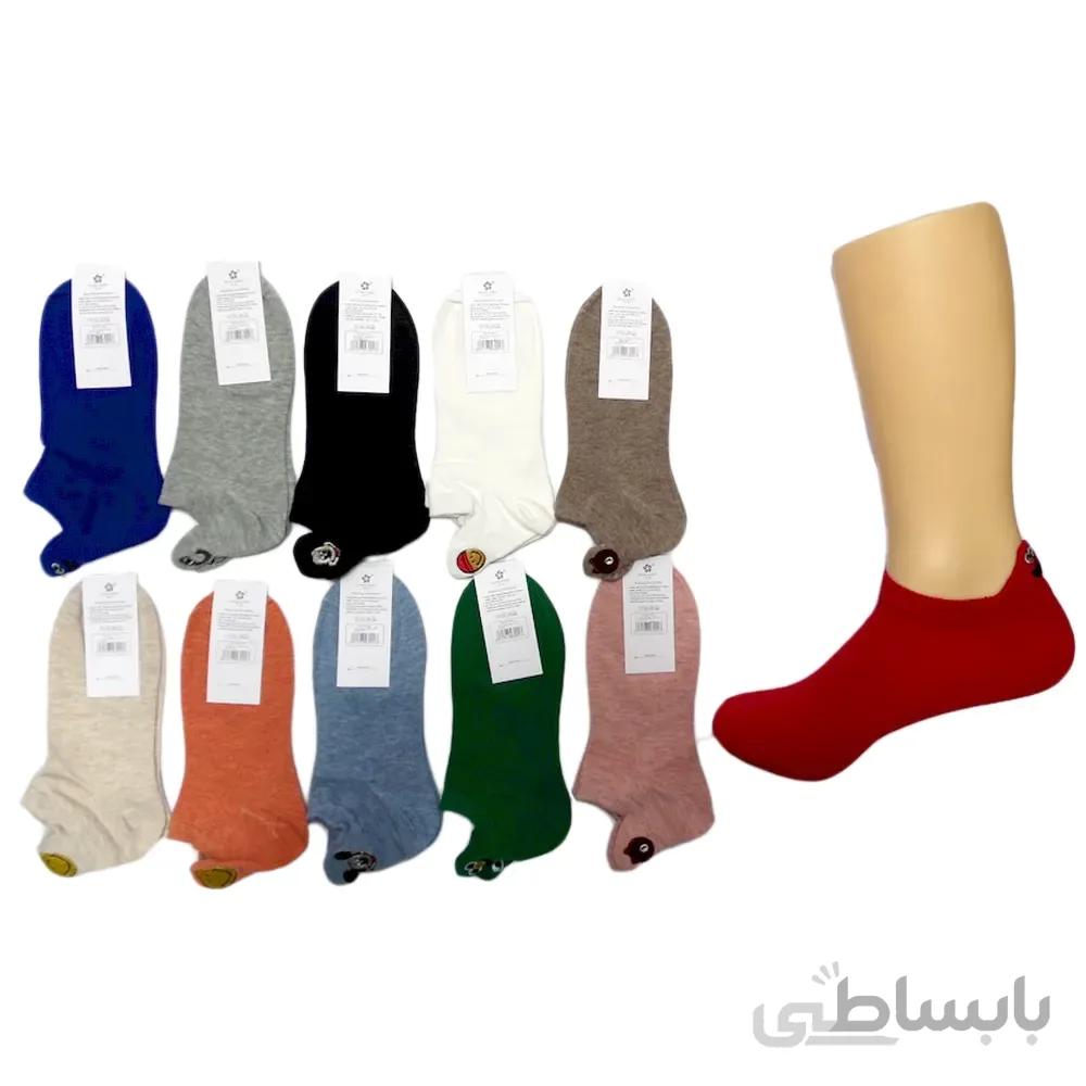 جوراب مچی پشت استیکری زنانه