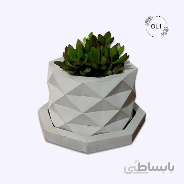 گلدان بتنی کد OL1