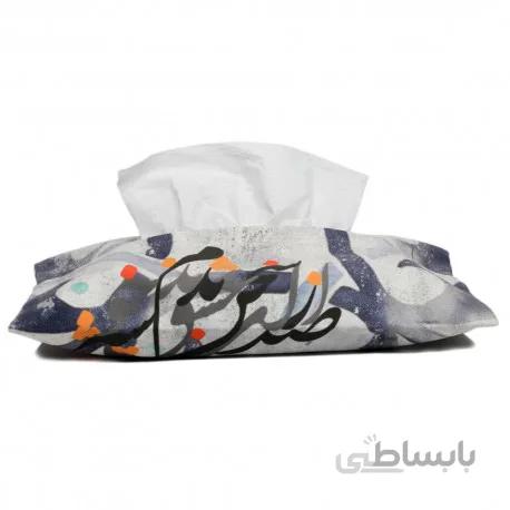 کاور دستمال کاغذی شعر از صدای سخن عشق نشنیدم خوشتر