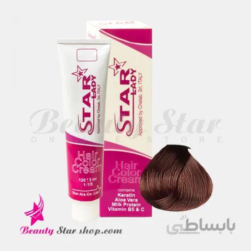رنگ موی بلوند فندقی روشن شماره 7.06 استارليدی حجم 120 ميلی لیتر