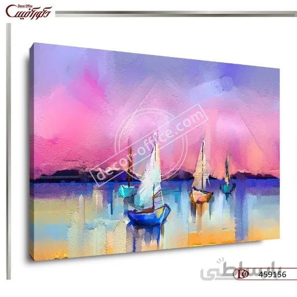 تابلو دیواری منظره دریایی 9156 ا Marine landscape mural 9156