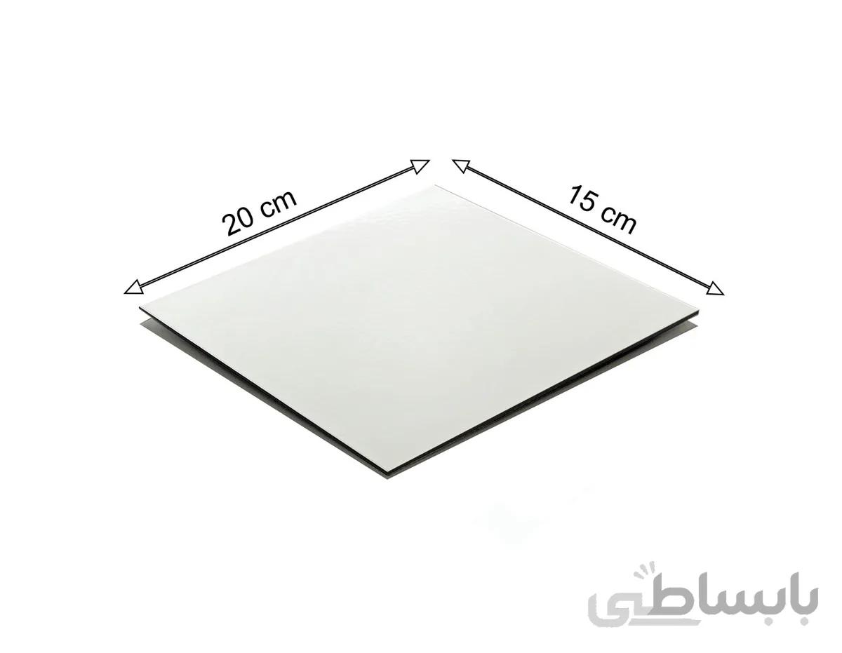 تخته شاسی MDF خام سابلیمیشن (15*20 سانتی‌متر)
