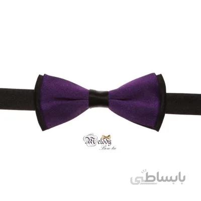 پاپیون سری نینو - بچگانه (بنفش براق و سیاه)