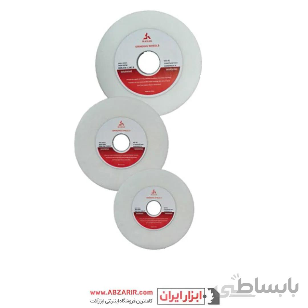 سنگ سنباده سفید ۳۲*۲۵*۱۷۵ مش۴۶ محک مدل WA-46