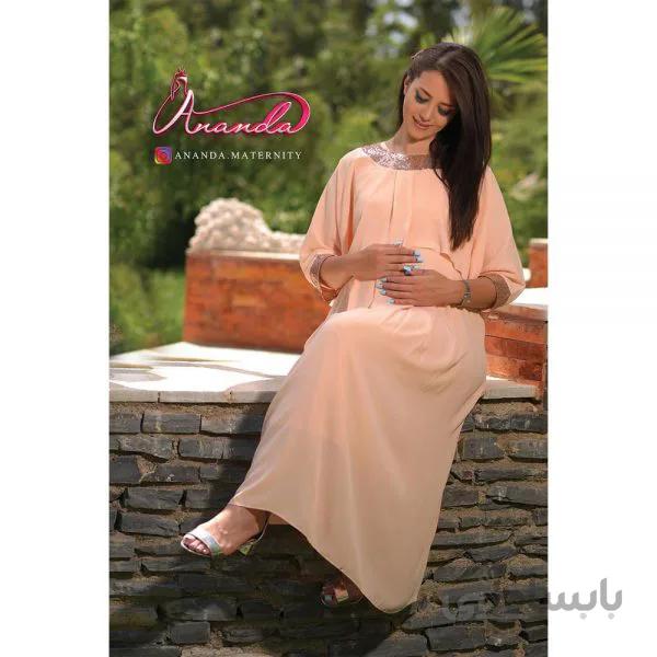 پیراهن مجلسی گلبهی مدل پرنیان آناندا Ananda