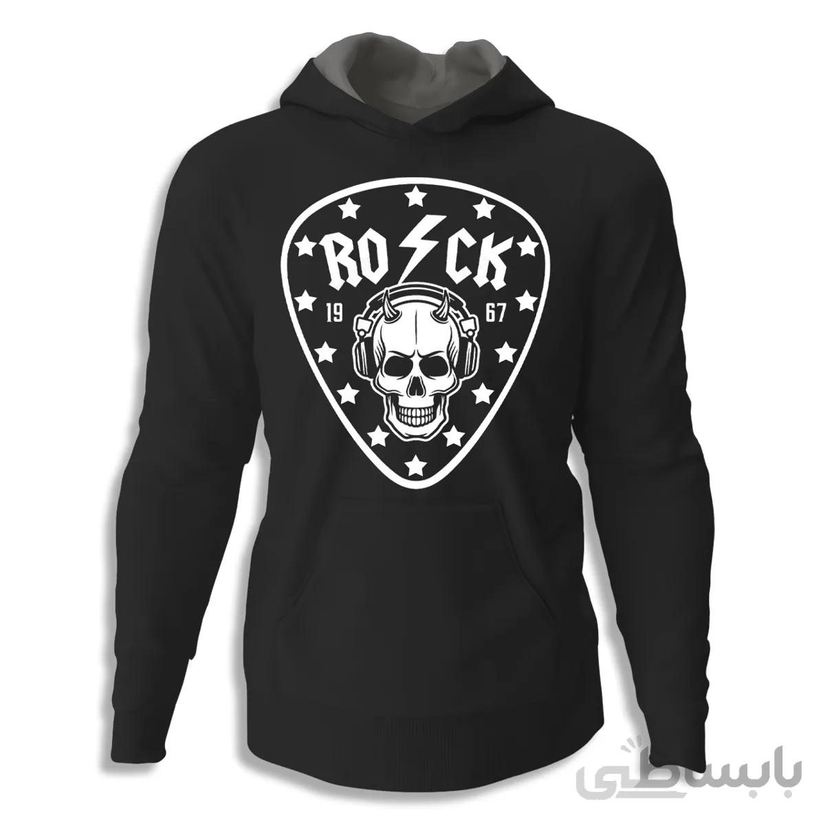 سویشرت طرح Rock