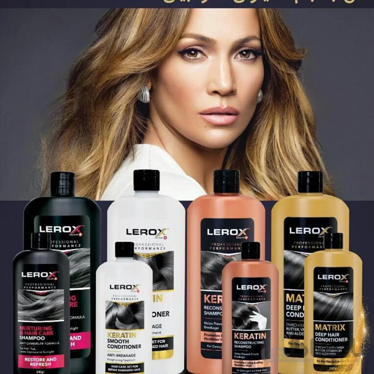 شامپو بانوان لروکس Nurturing & Hair care ترمیم کننده موی خشک و آسیب دیده