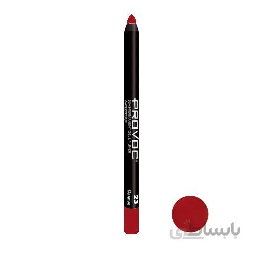 مداد لب پرووک مدل Waterproof Gel شماره 23