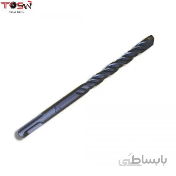 مته چهار شیار دو الماسه سایز 14 طول 46 سانتی متر