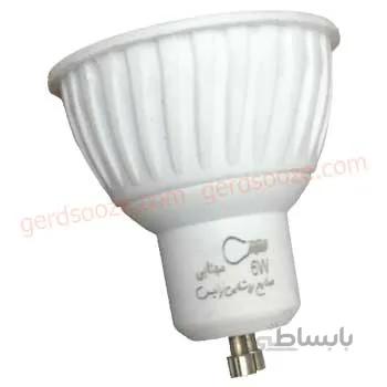 لامپ هالوژن ۶ وات مهتابی زانیس مدل ZGU10 ا ZGU10 led zanis lamp 6w
