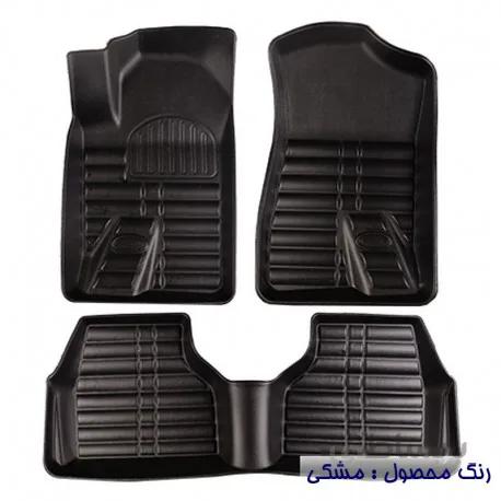 کفپوش سه بعدی چرمی سمند دوگانه سوز برند بابل کارپت