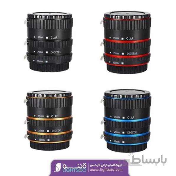 حلقه اکستنشن ماکرو Camera Lens Extension Tube for Canon