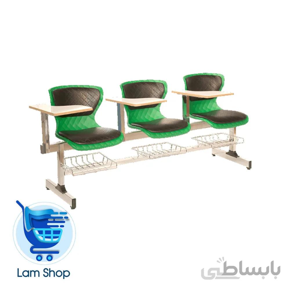 صندلی دﯾﺎﻣﻮﻧﺪ آﻣﻮزﺷﯽ بدون کف و پشت چرم B 209A بنیزان