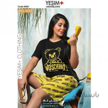 ست تیشرت شلوارک+YESIM یشیم بیگ سایز کد 9292