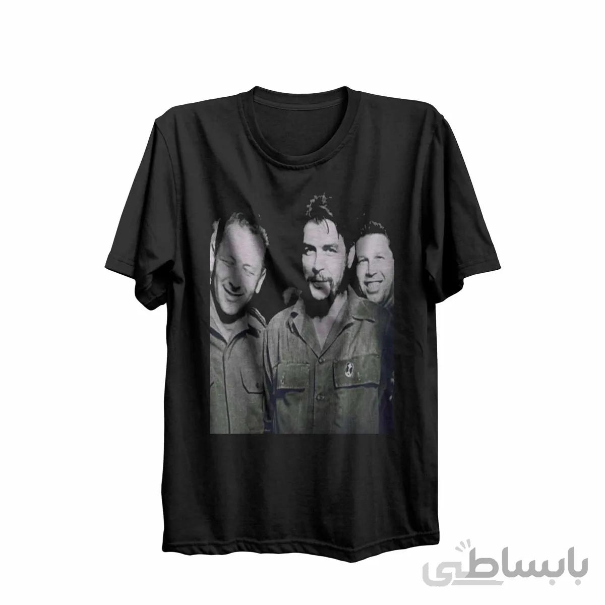 تیشرت یقه گرد مشکی طرح چه گوارا Che Guevara