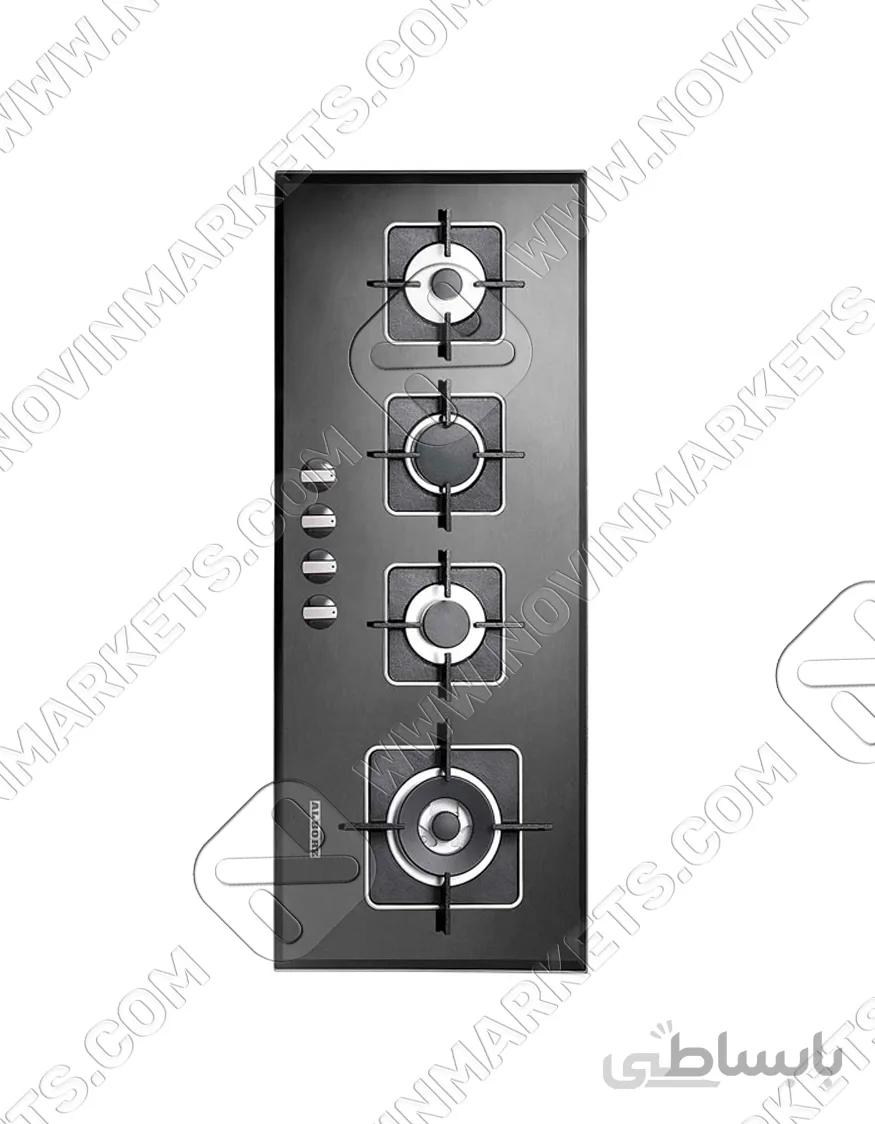اجاق گاز صفحه ای استیل البرز مدل G-4101 ا Steel Alborz Glass Hob G4101