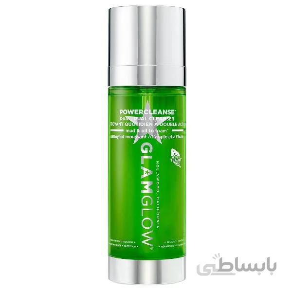 ژل شستشو پاکسازی دوگانه گلم گلو GLAMGLOW | شستشو، پاکسازی، کوچککردن منافذ انواع پوست | ۱۵۰ میل ا GLAMGLOW Powercleanse Daily dual Cleanser 150ml