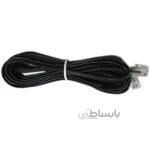 سیم تلفن سوکتدار 5 متری