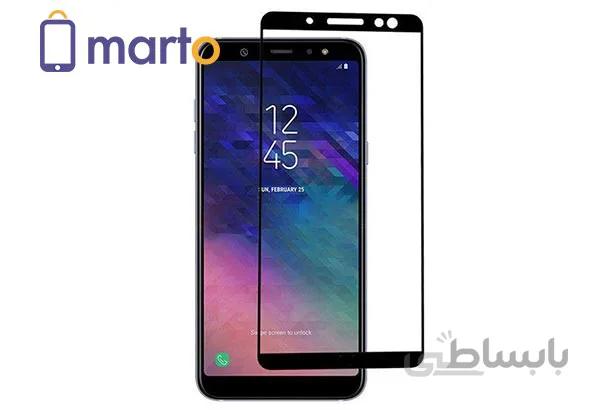 محافظ صفحه نمایش شیشه ای بوف مدل 5D مناسب برای گوشی سامسونگ Galaxy A6 Plus 2018 ا BUFF 5D glass screen protector for Samsung Galaxy A6 Plus (2018)