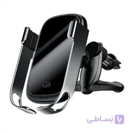 هولدر موبایل و شارژر وایرلس بیسوس مدل Baseus Rock-solid Electric Wireless charger WXHW01