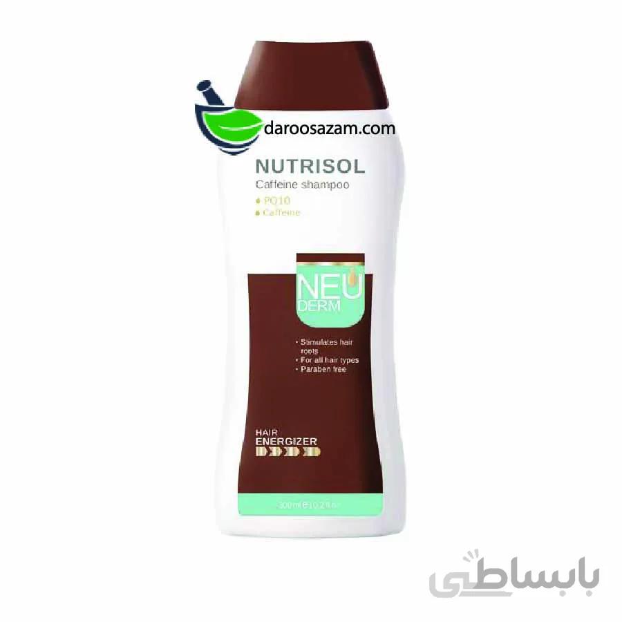 شامپو تقویتی نوتریسل کافئین نئودرمNUTRISOL