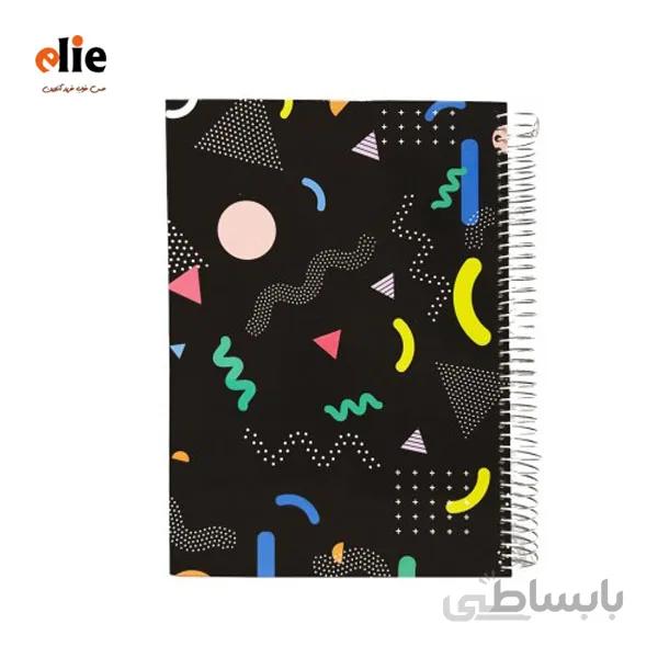 دفتر 160 برگ پاپکو جلد سخت طرح 1