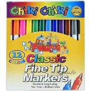 ماژیک 12 رنگ چیکی چیکی ا Chiki Chiki 12 Colors Painting Marker