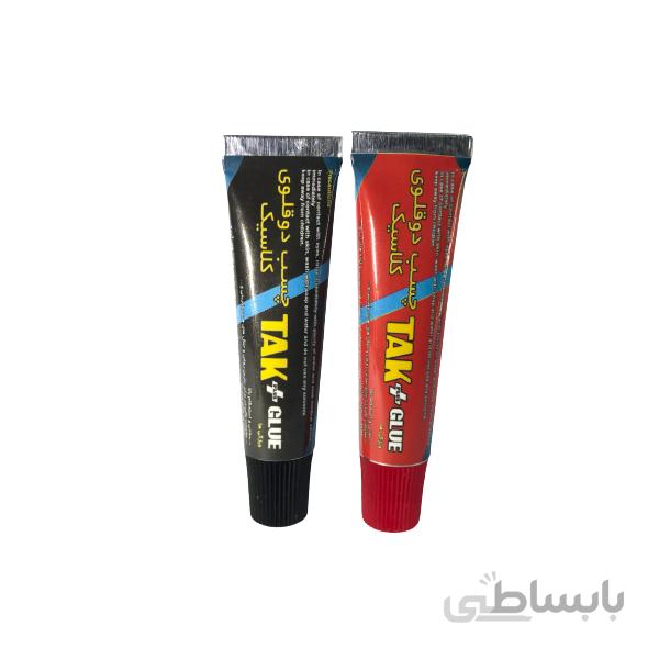چسب دو قلوی مات معمولی و خانگی تک مدل ۱۴ گرمی