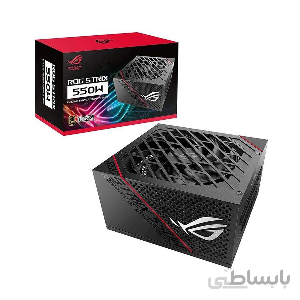 منبع تغذیه کامپیوتر ایسوس مدل 550 وات ROG STRIX 550G