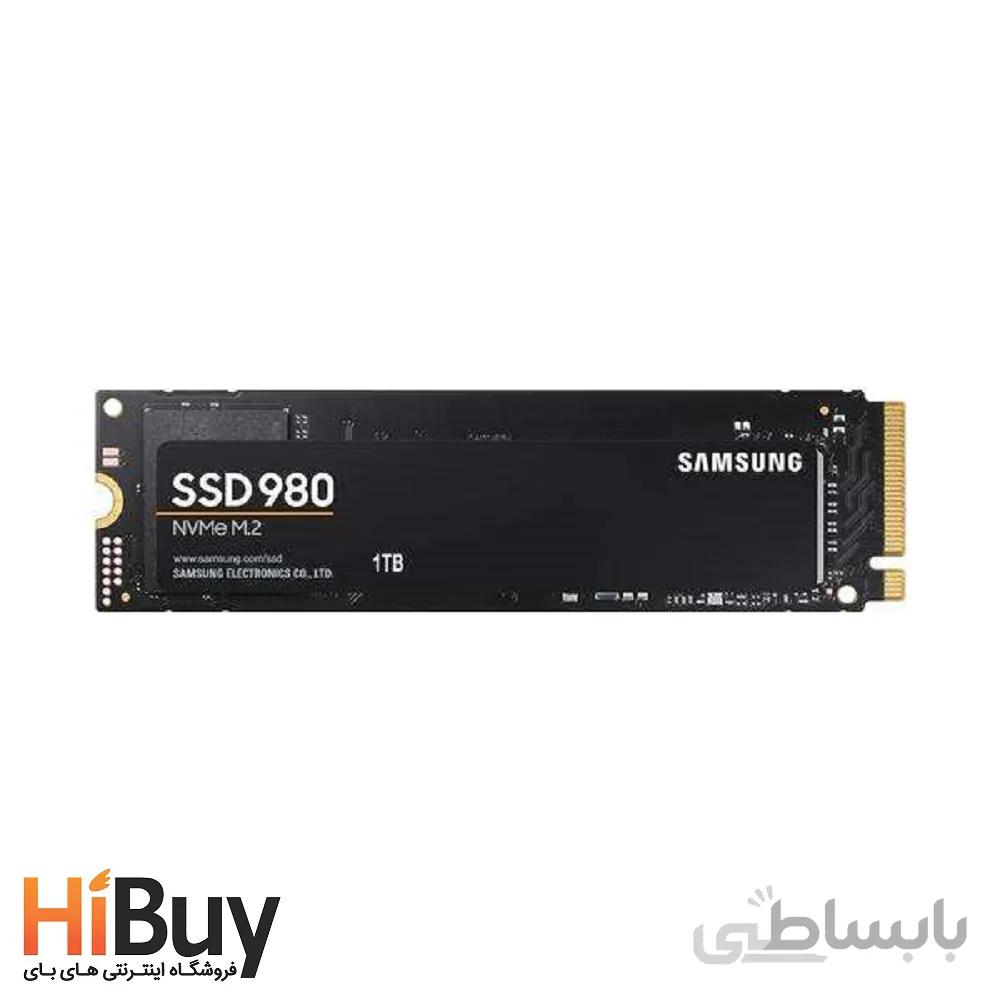 SSD SAMSUNG 980 PCIe 3.0 NVMe M.2 2280 1TB Internal ا حافظه SSD اینترنال سامسونگ مدل 980 PCIe 3.0 NVMe M.2 2280 ظرفیت 1 ترابایت