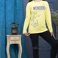ست بلوز شلوار دخترانه راحتی پاییزه مدل پروانه سایز ۶۰/۶۵ - فروشگاه اینترنتی بچه شیک