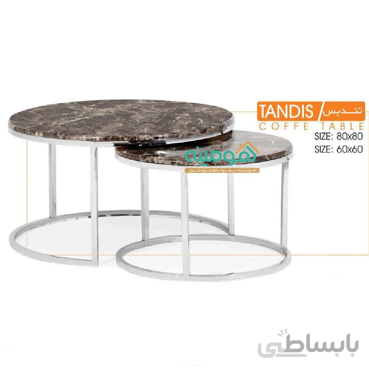 جلو مبلی عسلی مدل تندیس