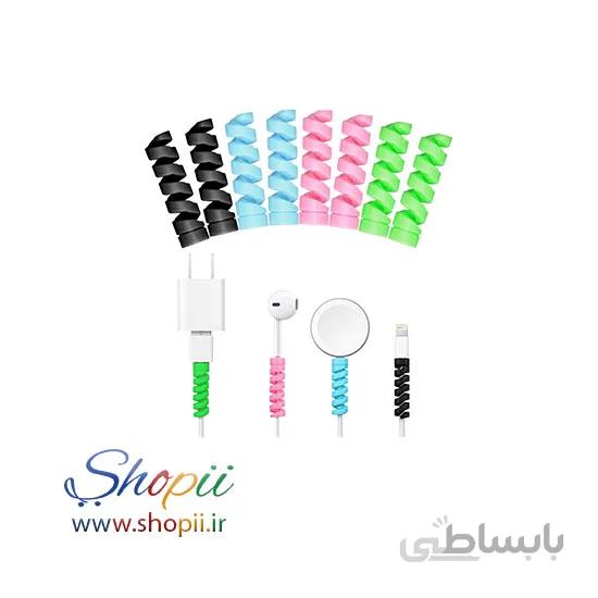 محافظ کابل سیلیکونی فنری
