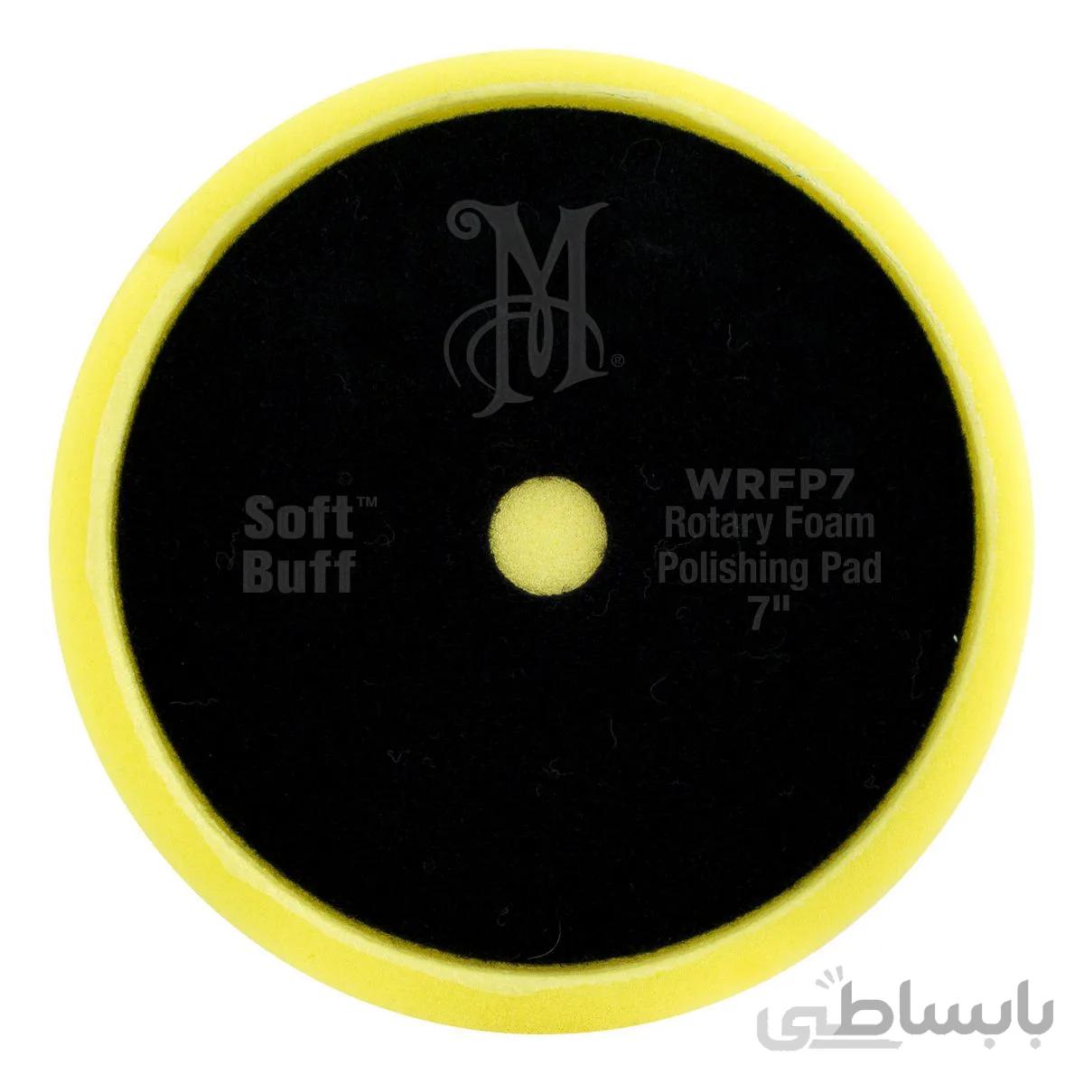 پد پولیش نرم روتاری مگوایرز سایز 180مدل Meguiars Soft Buff Rotary Foam Polishing Pad