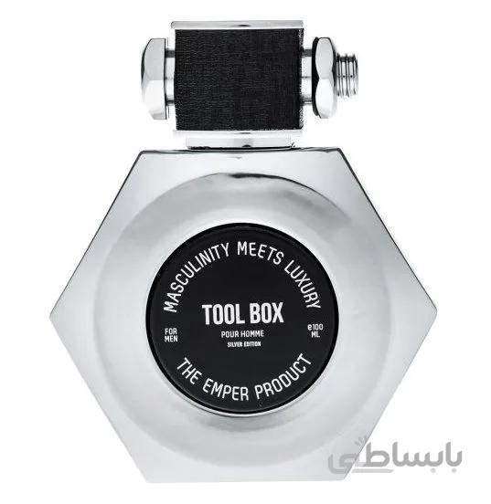 ادوتویلت مردانه امپر مدل Tool Box Silver Edition ا Emper Tool Box Silver Edition Eau De Toilette For Men 100ml
