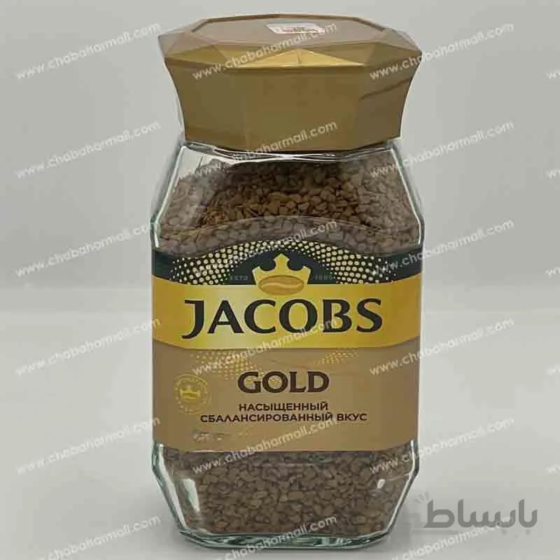 پودر قهوه فوری با عطر و طعم ملایم گلد gold برندجاکوبز jacobs