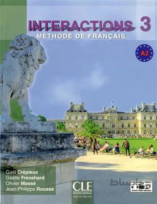 کتاب Interactions 3 – Niveau A2 – Livre de l’élève -Rom